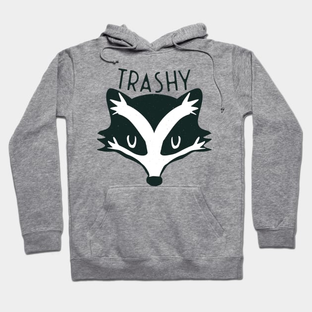 Trashy Raccoon Hoodie by KadyIllustrates